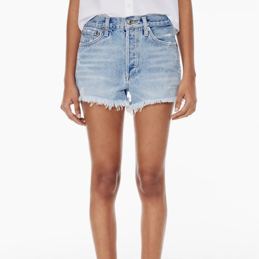 Agolde Parker denim shorts size 25